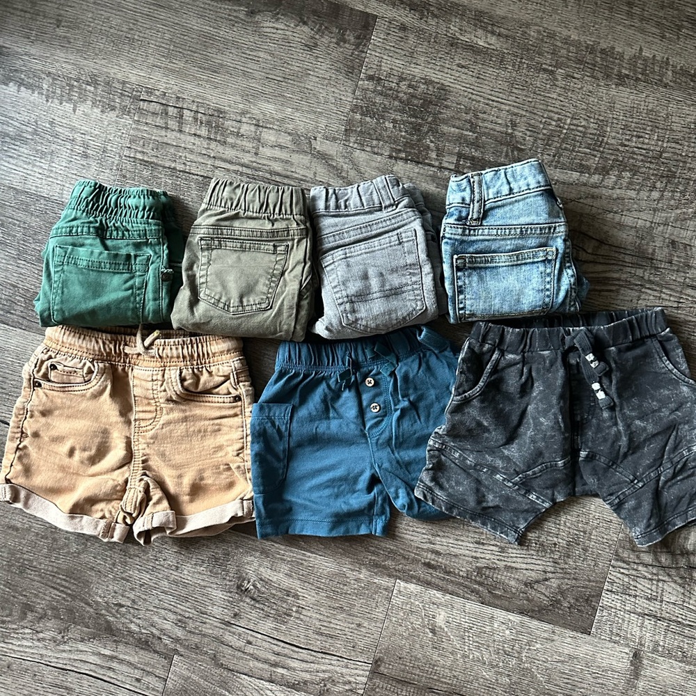 baby bottoms shorts jeans bundle 18 months